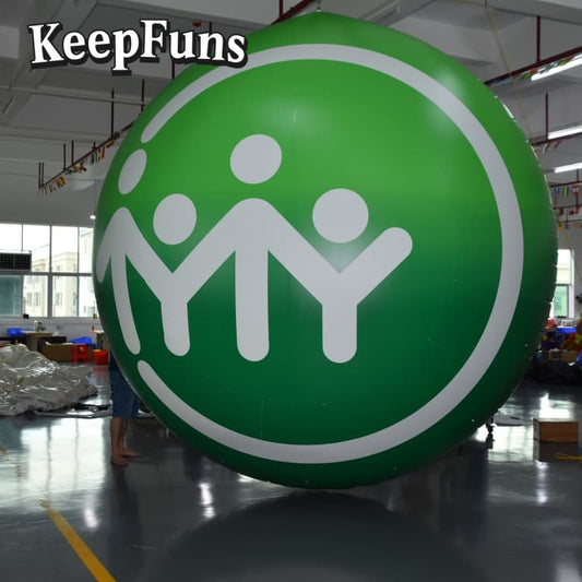 KeepFuns PVC Inflatable Balloons, customizable in size and Logo, made of waterproof and durable materials, suitable for mall decorations, party decorations, theme events, and advertising promotions
