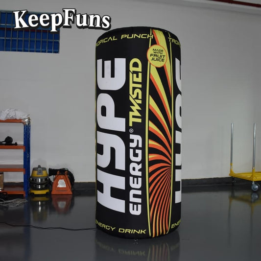 KeepFuns inflatable light tube, with rapid inflation, customizable size, color and printed content, is lightweight, suitable for store or product promotion, event promotion, etc.