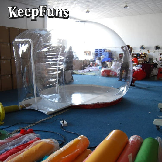 KeepFuns PVC Inflatable Snow Balloons, customizable in size and Logo, made of waterproof and durable materials, suitable for shopping mall decorations, party decorations, theme events, and advertising campaigns