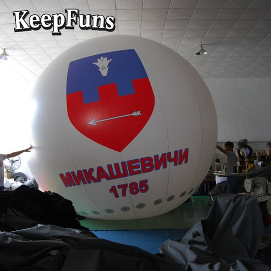 KeepFuns PVC Inflatable Balloons, customizable in size and Logo, made of waterproof and durable materials, suitable for shopping mall decorations, party decorations, theme events, and advertising campaigns.