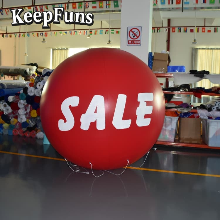 KeepFuns PVC Inflatable Balloons, customizable in size and Logo, made of waterproof and durable materials, suitable for mall decorations, party decorations, theme events, and advertising promotions