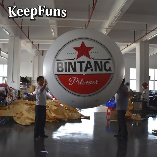 KeepFuns PVC Inflatable Balloons, customizable in size and Logo, made of waterproof and durable material, suitable for shopping mall decorations, party decorations, theme events, and advertising promotions