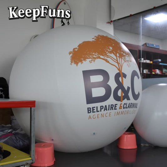 KeepFuns PVC Inflatable Balloons, customizable in size and Logo, made of waterproof and durable materials, suitable for mall decorations, party decorations, theme events, and advertising campaigns