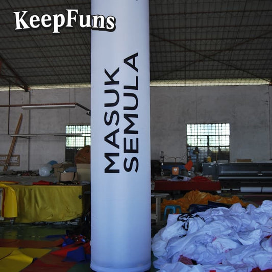 KeepFuns inflatable light tubes feature rapid inflation. They can be customized in size, color, and printed content, and are lightweight. They are suitable for store or product promotion, event marketing, etc.