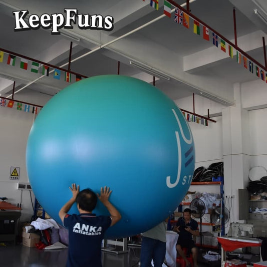 KeepFuns PVC Inflatable Balloons, customizable in size and Logo, made of waterproof and durable materials, suitable for mall decorations, party adornments, themed events, and advertising promotions