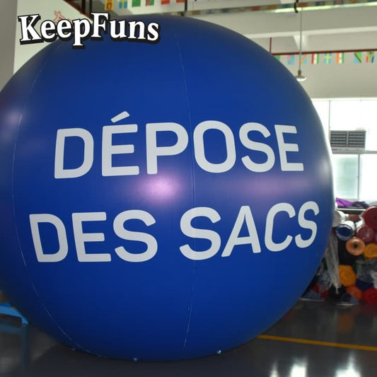 KeepFuns PVC Inflatable Balloons, customizable in size and Logo, made of waterproof and durable materials, suitable for mall decorations, party decorations, theme events, and advertising
