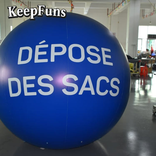 KeepFuns PVC Inflatable Balloons, customizable in size and Logo, made of waterproof and durable materials, suitable for mall decorations, party adornments, themed events, and advertising promotions