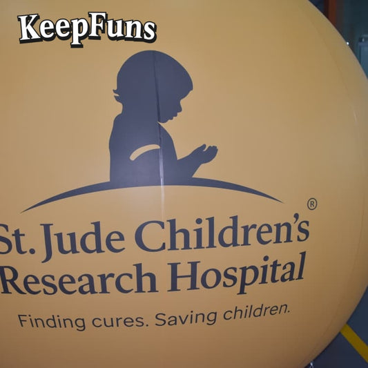 KeepFuns PVC inflatable balloons, with customizable size and Logo, made of waterproof and durable materials, suitable for mall decorations, party decorations, theme events, and advertising promotions.