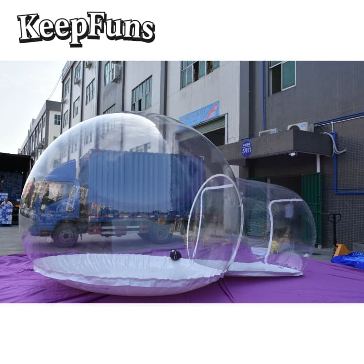 KeepFuns Inflatable Bubble House Tent with Tunnel