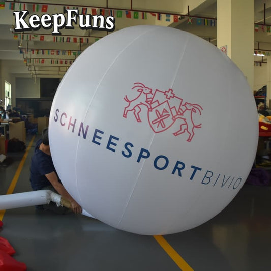 KeepFuns PVC Inflatable Balloons, customizable in size and Logo, made of waterproof and durable materials, suitable for mall decorations, party adornments, theme events, and advertising promotions