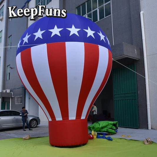 KeepFuns Inflatable Advertising Floor Balloons: Customizable (color, size, print), easy to inflate, durable, ideal for ads, supermarket promotions, outdoor events.