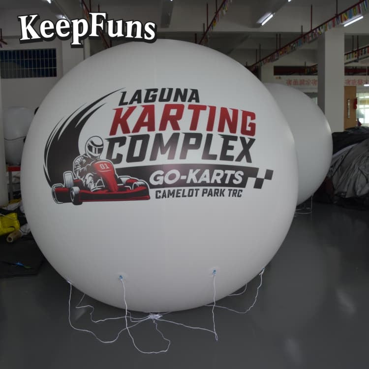 KeepFuns PVC Inflatable Balloons, customizable in size and Logo, made of waterproof and durable materials, suitable for mall decorations, party adornments, theme events, and advertising promotions