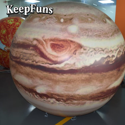 KeepFuns PVC Inflatable Planet Balloons, customizable in size and Logo, made of waterproof and durable materials, suitable for shopping mall decorations, party decorations, theme events, and advertising campaigns