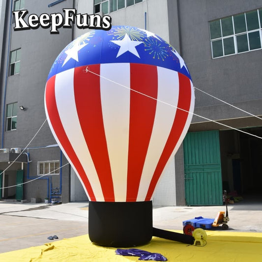 KeepFuns Inflatable Advertising Floor Balloons: Customizable (color, size, print), easy to inflate, durable, ideal for ads, supermarket promotions, outdoor events.