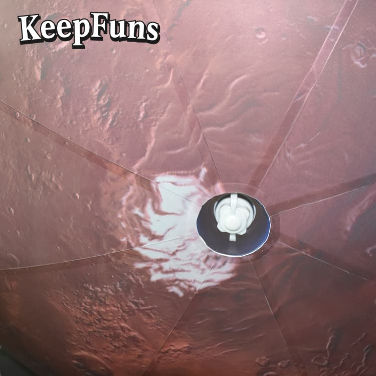 KeepFuns PVC Inflatable Planet Balloons, customizable in size and Logo, with waterproof and durable materials, suitable for mall decorations, party decorations, theme events, and advertising promotions