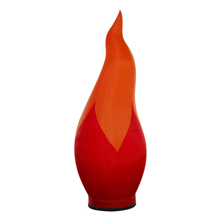 KeepFuns Flame-shaped inflatable advertising column, outdoor event atmosphere props, celebration and event creative promotional inflatable model