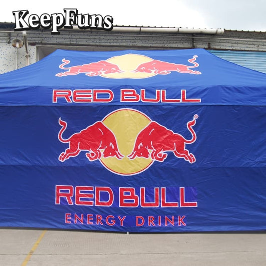 KeepFuns folding tent, with customizable size, color and printed content, is easy to set up and lightweight, suitable for events such as exhibitions, commercial promotions, and outdoor competitions.