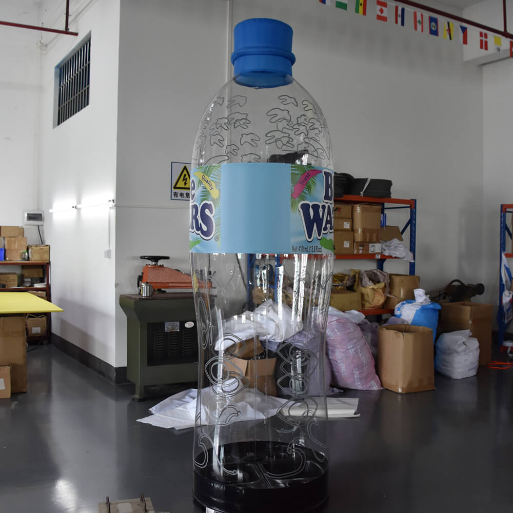 KeepFuns Giant Blue Waters water bottle inflatable model with light, brand promotion inflatable model, nightclub props