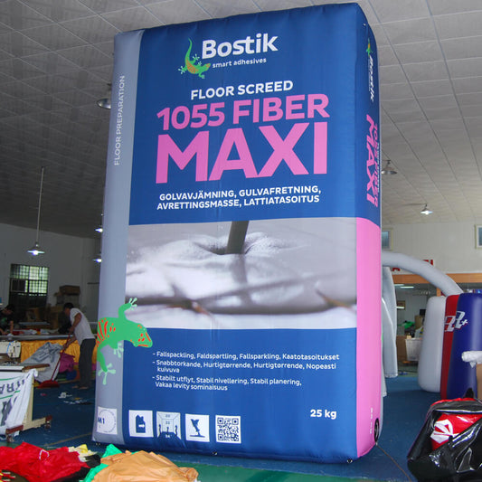 KeepFuns Giant Bostik 1055 Fiber Maxi flooring material inflatable model for brand promotion of building materials and exhibition display props