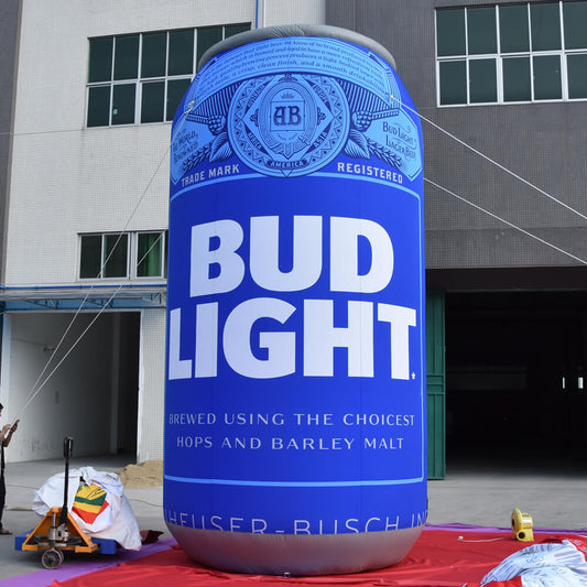KeepFuns Giant Bud Light inflatable model, beer brand promotion inflatable model, outdoor advertising display props