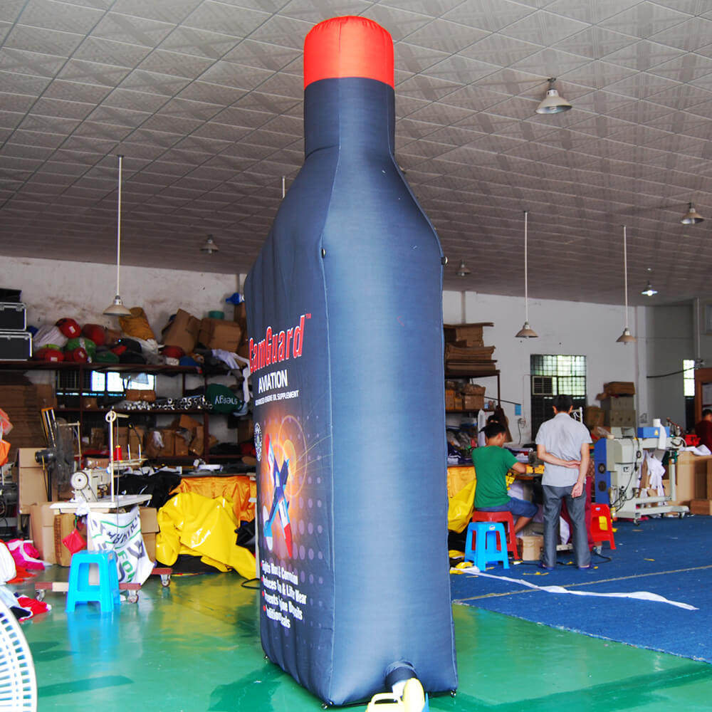 KeepFuns Giant CamGuard Aircraft Engine Oil Inflatable Bottle Model, Aviation Product Promotion Inflatable Model, Exhibition Prop