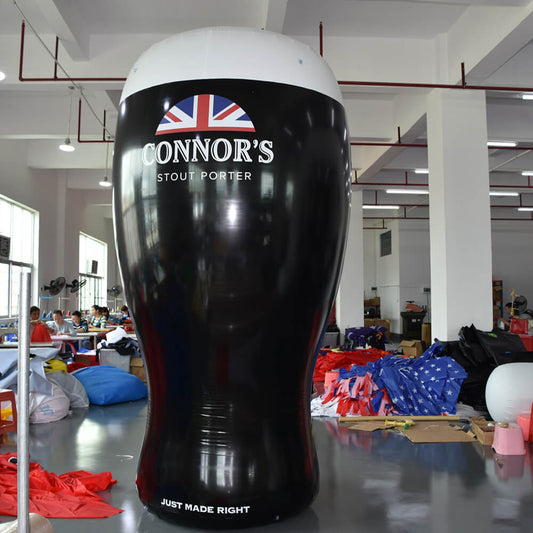 KeepFuns Giant Conners Stout Porter beer mug inflatable model dark beer brand promotion inflatable bar event props