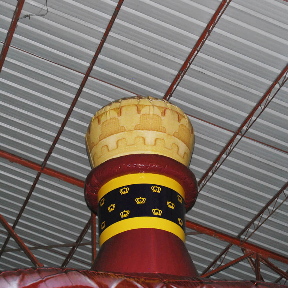 KeepFuns Giant Crown Royal whiskey bottle model, inflatable model for promoting foreign liquor brands, event display props
