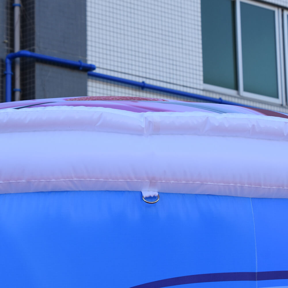 KeepFuns Giant Dutch Lady Strawberry Yogurt Inflatable Model Dairy Brand Promotion Inflatable Model Supermarket Activity Display Props