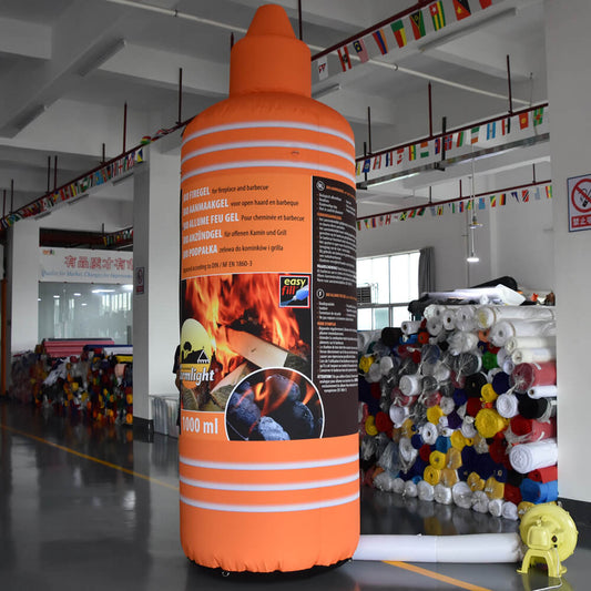 KeepFuns Giant Farmlight Fire Starter Gel Inflatable Model Outdoor Products Promotional Inflatable Model Bonfire Accelerant Promotional Props
