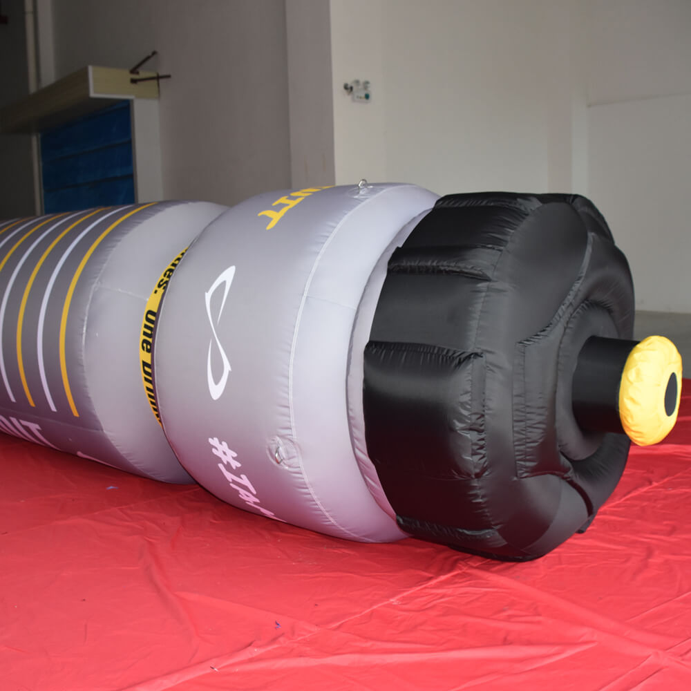 KeepFuns Giant INFINIT Sports Bottle Inflatable Model Sports Supply Brand Promotion Inflatable Model Fitness Activity Display Props