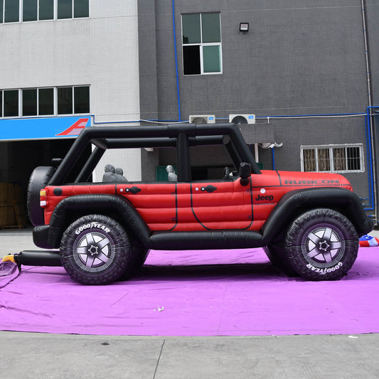 KeepFuns Giant Jeep inflatable car model off-road brand promotional inflatable model 4S store outdoor display props