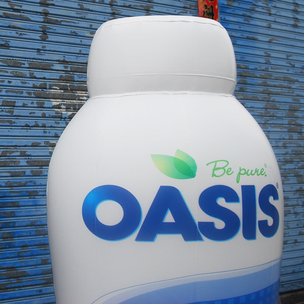 KeepFuns Giant OASIS active protein juice inflatable bottle model functional beverage promotion inflatable model supermarket activity display props
