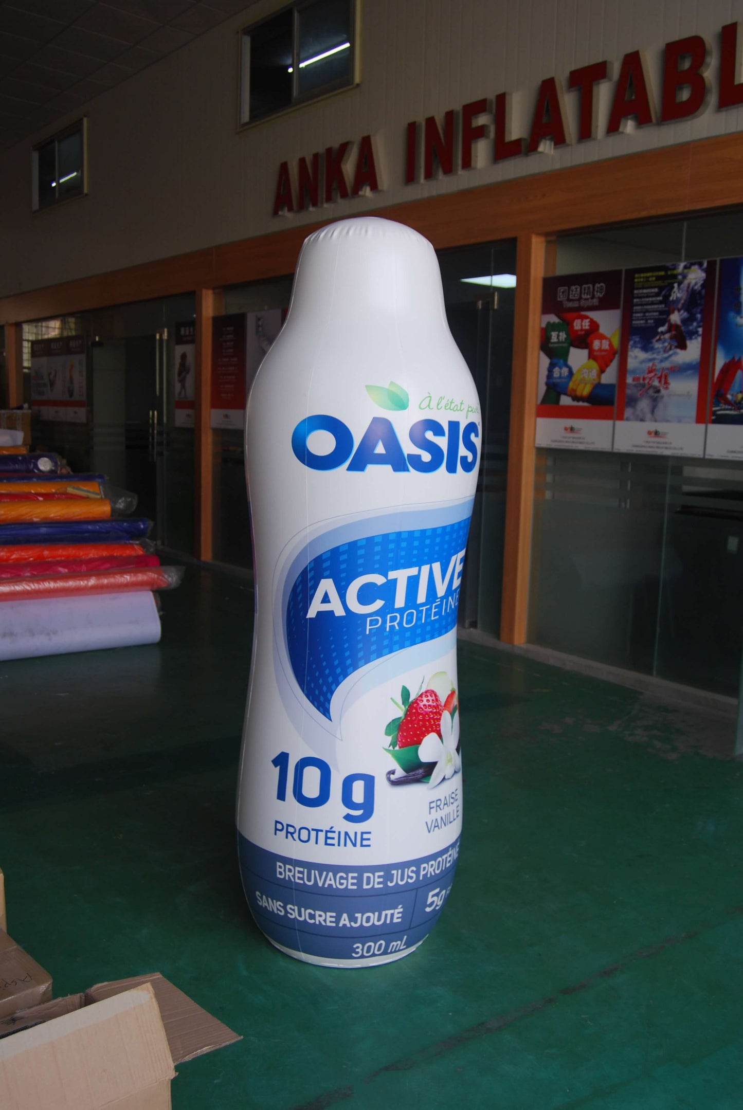 KeepFuns Giant OASIS active protein juice inflatable bottle model functional beverage promotion inflatable model supermarket activity display props