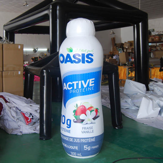 KeepFuns Giant OASIS active protein juice inflatable bottle model functional beverage promotion inflatable model supermarket activity display props