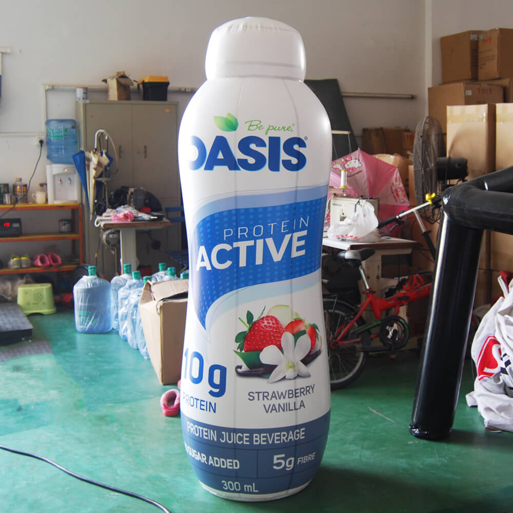 KeepFuns Giant OASIS active protein juice inflatable bottle model functional beverage promotion inflatable model supermarket activity display props