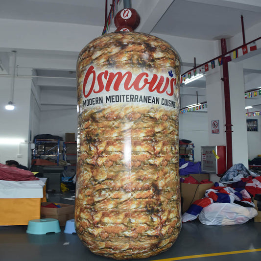 KeepFuns Giant Osmow's BBQ inflatable model Mediterranean cuisine promotion inflatable model restaurant brand display props