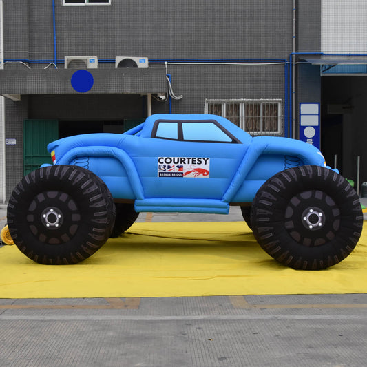 KeepFuns Giant blue inflatable off-road vehicle model, car brand promotional inflatable model, outdoor auto show display props