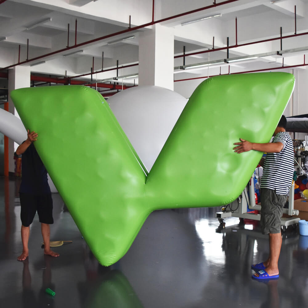 KeepFuns Giant green check mark inflatable model Brand logo display inflatable model Event scene decoration props