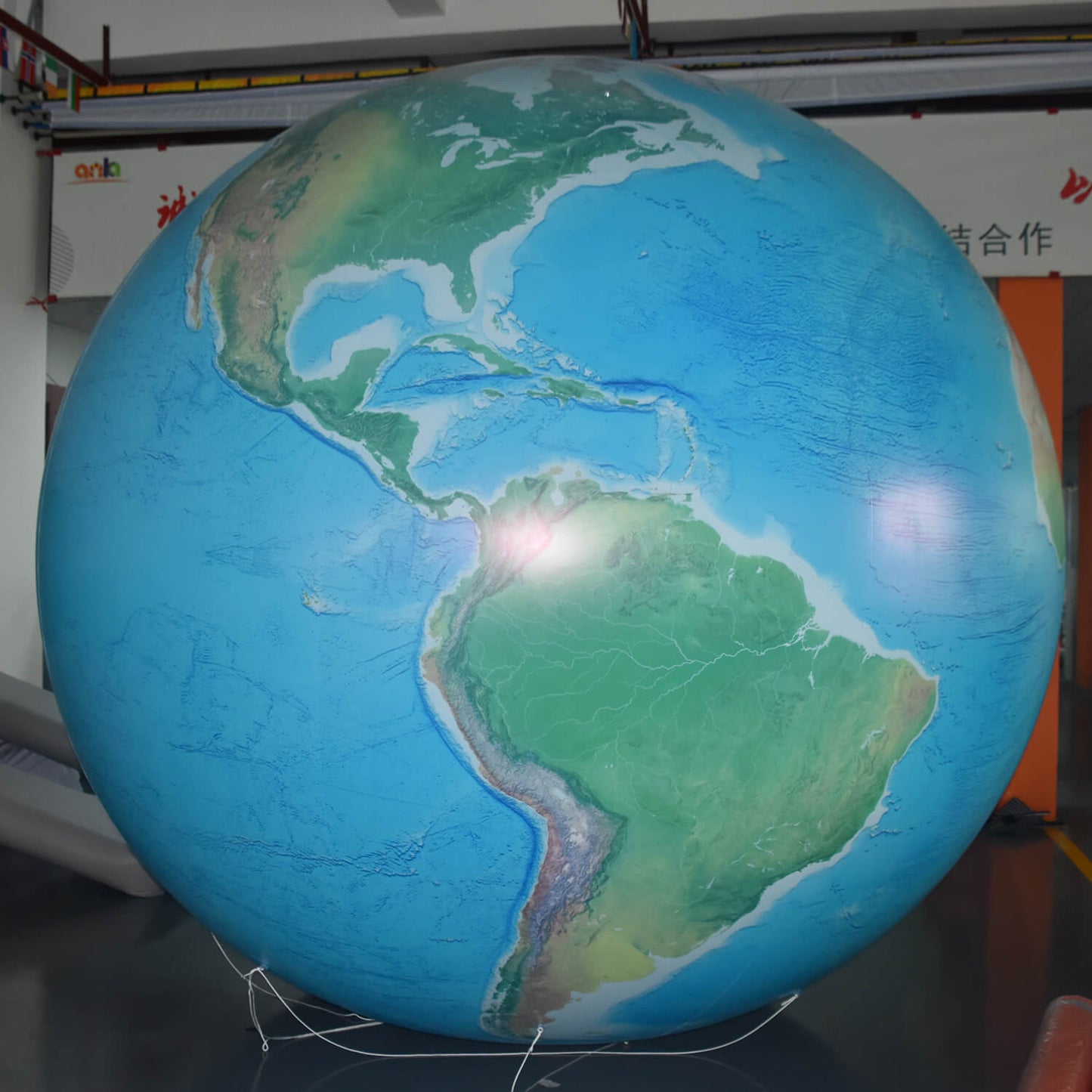 KeepFuns Giant inflatable globe model, simulated earth science display props, geography teaching promotional balloon
