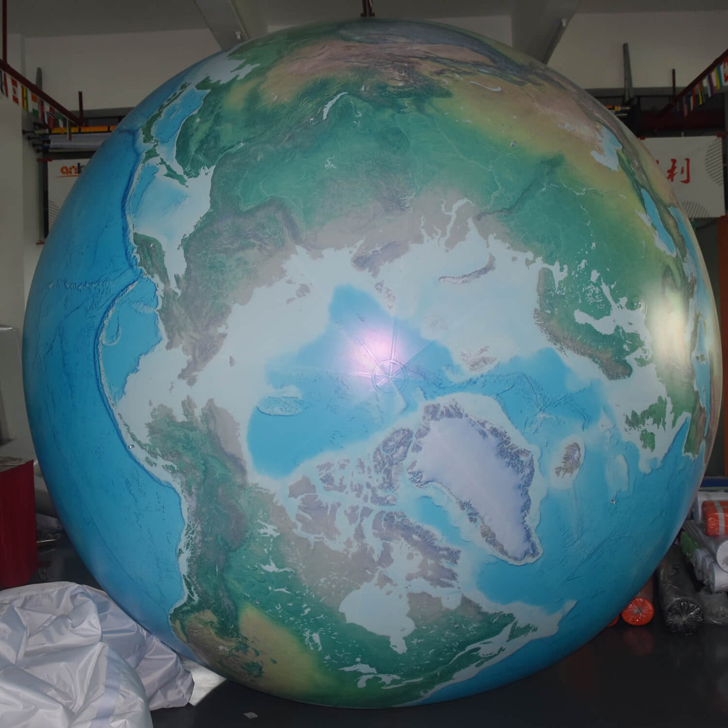 KeepFuns Giant inflatable globe model, simulated earth science display props, geography teaching promotional balloon