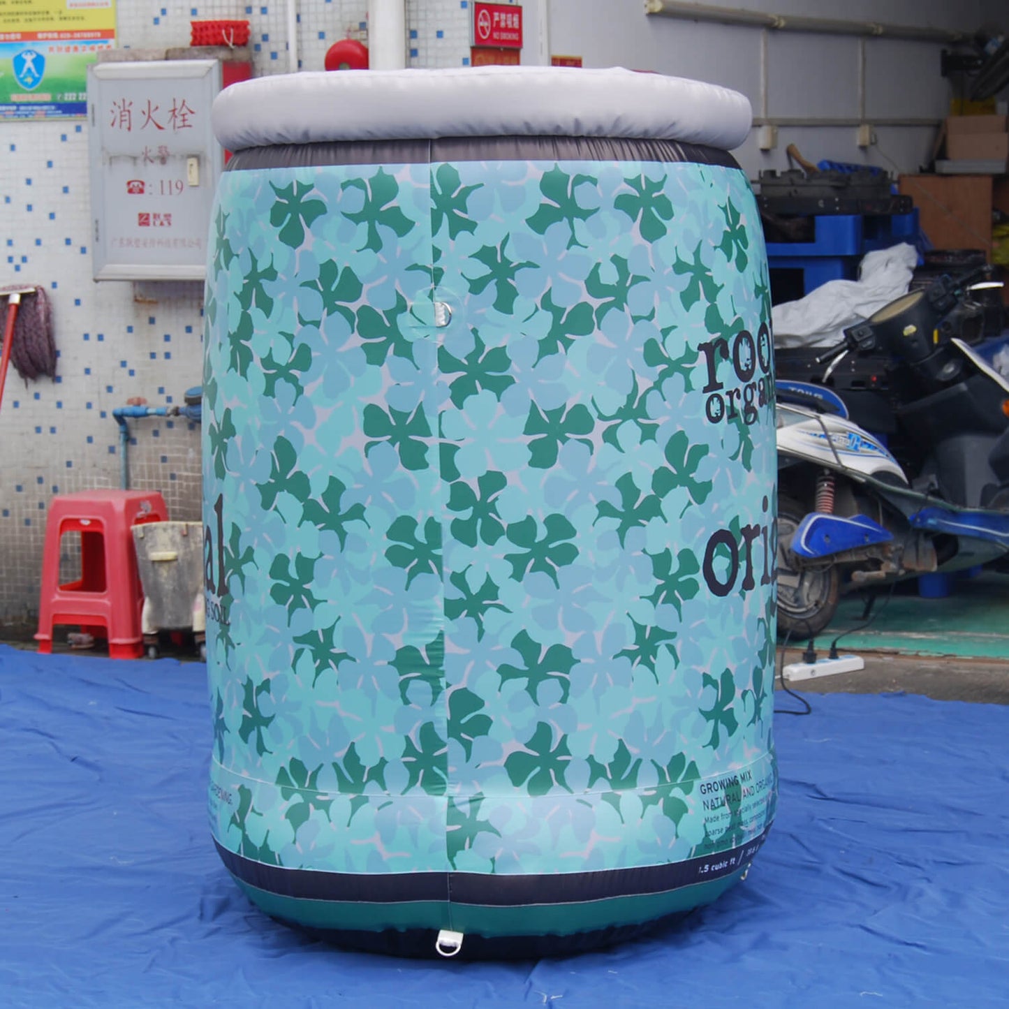 KeepFuns Giant organic planting bag inflatable model gardening brand promotion inflatable model green plant marketing display props