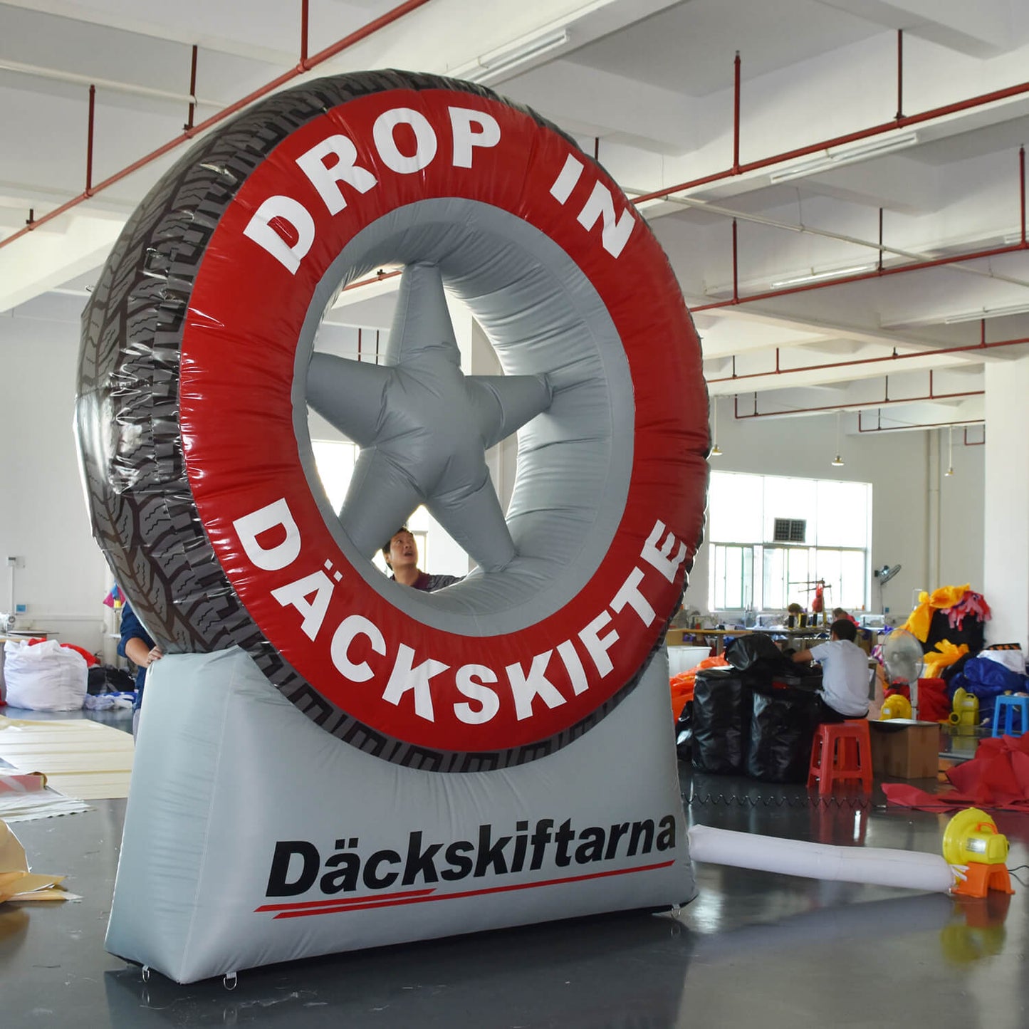 KeepFuns Giant tire inflatable model Cooper Tire brand promotion inflatable model car service marketing props