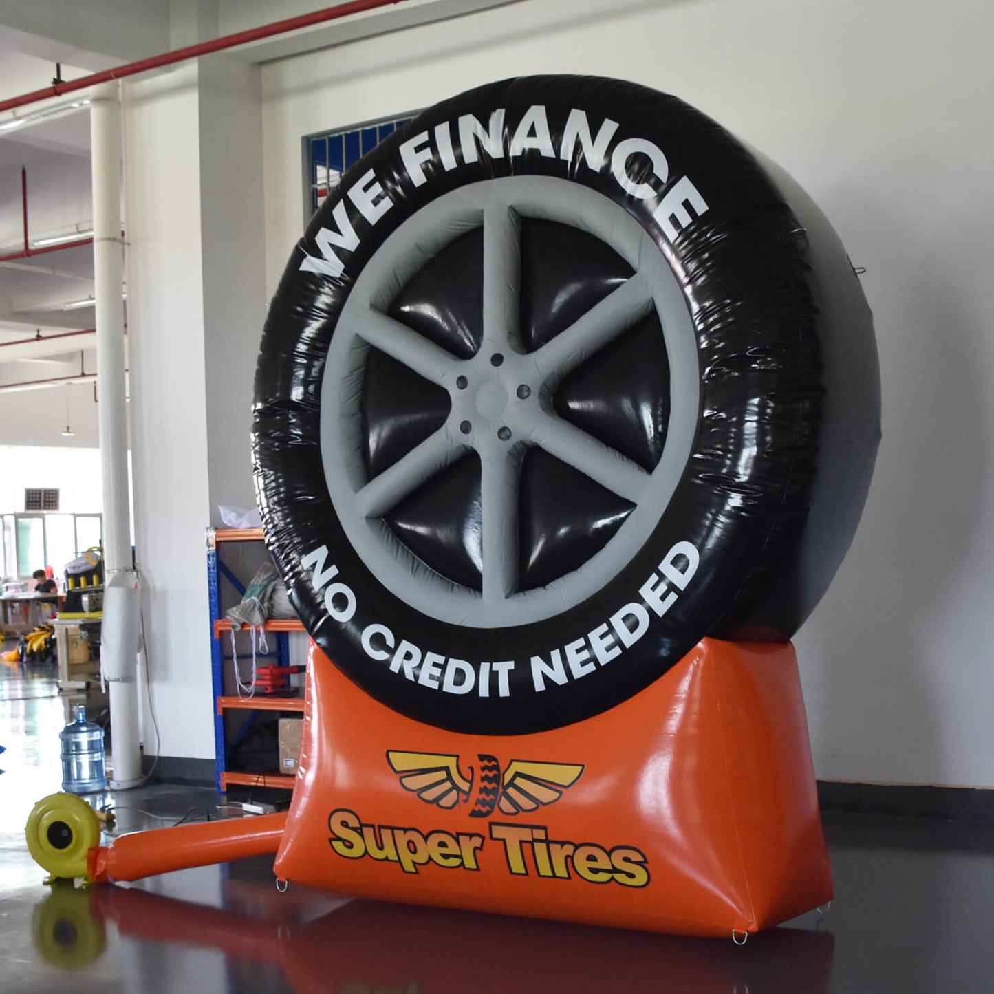 KeepFuns Giant tire inflatable model, automotive financial services promotional inflatable model, tire shop marketing display props
