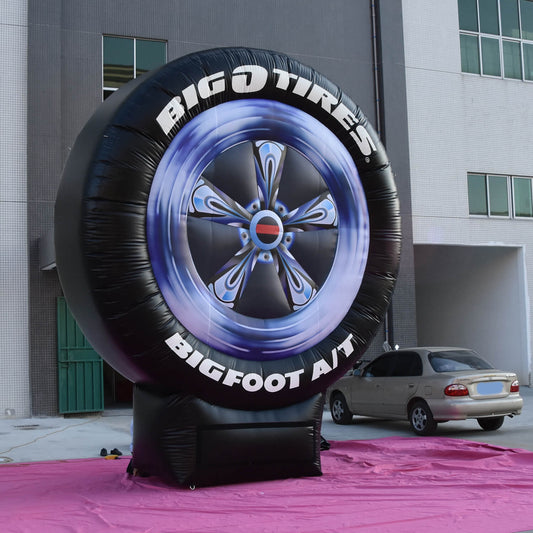 KeepFuns Giant tire inflatable model, tire brand promotion inflatable model, auto parts marketing display props