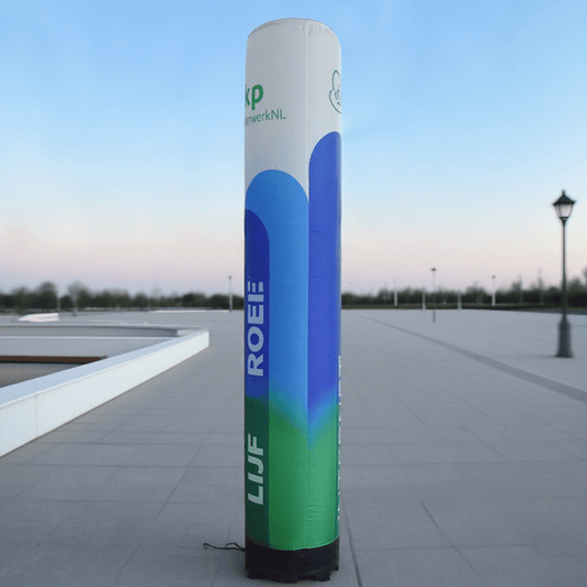 KeepFuns Gradient color inflatable advertising lamp post network brand promotion inflatable model outdoor luminous publicity column props