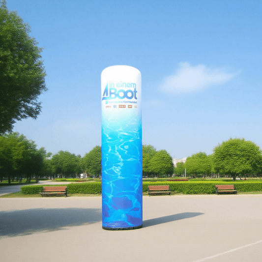 KeepFuns Gradient luminous inflatable lamppost, outdoor advertising display inflatable model, event atmosphere creation, LED luminous column