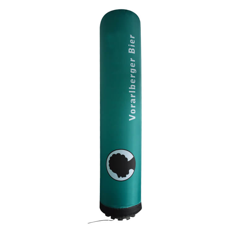 KeepFuns Green inflatable advertising lamppost beer brand promotion inflatable outdoor luminous publicity column props