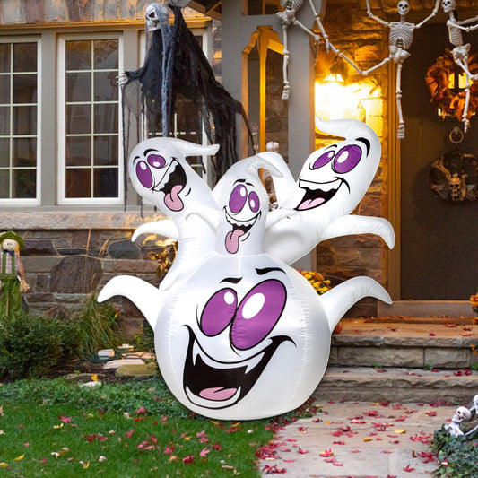 Halloween multiple ghost shape inflatable decorations