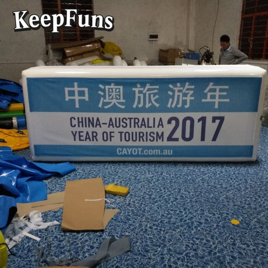 KeepFuns inflatable light tubes can be inflated quickly. They are customizable in size, color, and printed content, and are lightweight. They are suitable for store or product promotion, event promotion, etc.