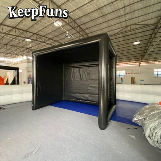 KeepFuns inflatable movie screen/projection screen, with support legs, easy to install, customizable in size, suitable for indoor and outdoor screenings, and applicable to parties, gatherings, advertising, etc.